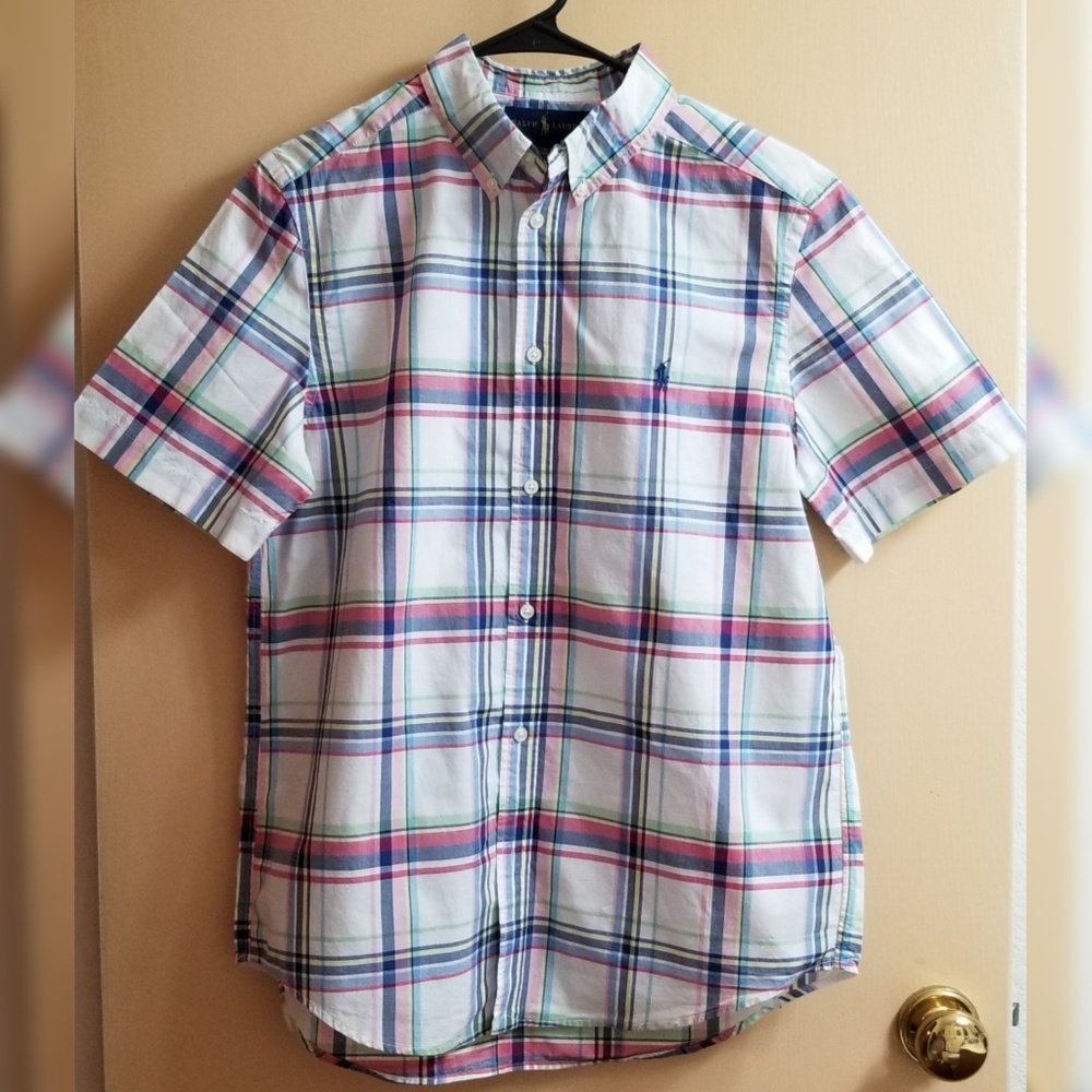 Boy's Ralph Lauren Polo Button Up Shirt Size XL
